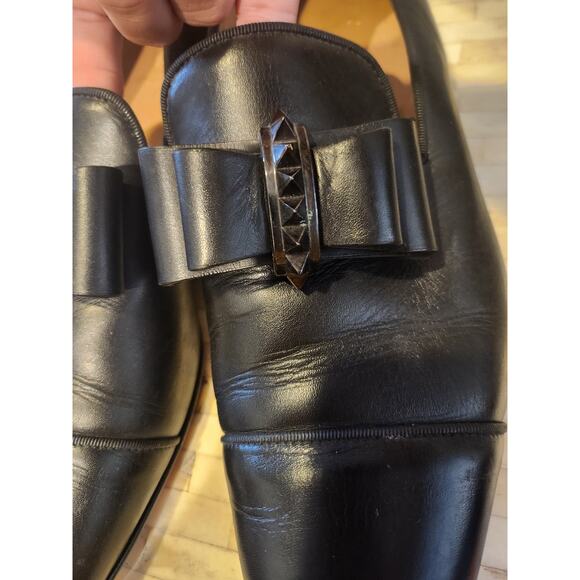 Christian Louboutin black leather loafers size 45 main image 4